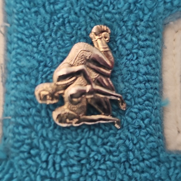 Bundle Of Gold Letterman Medals: Captain, 2 Gold Bars & a Wrestling Medal - Picture 3 of 7